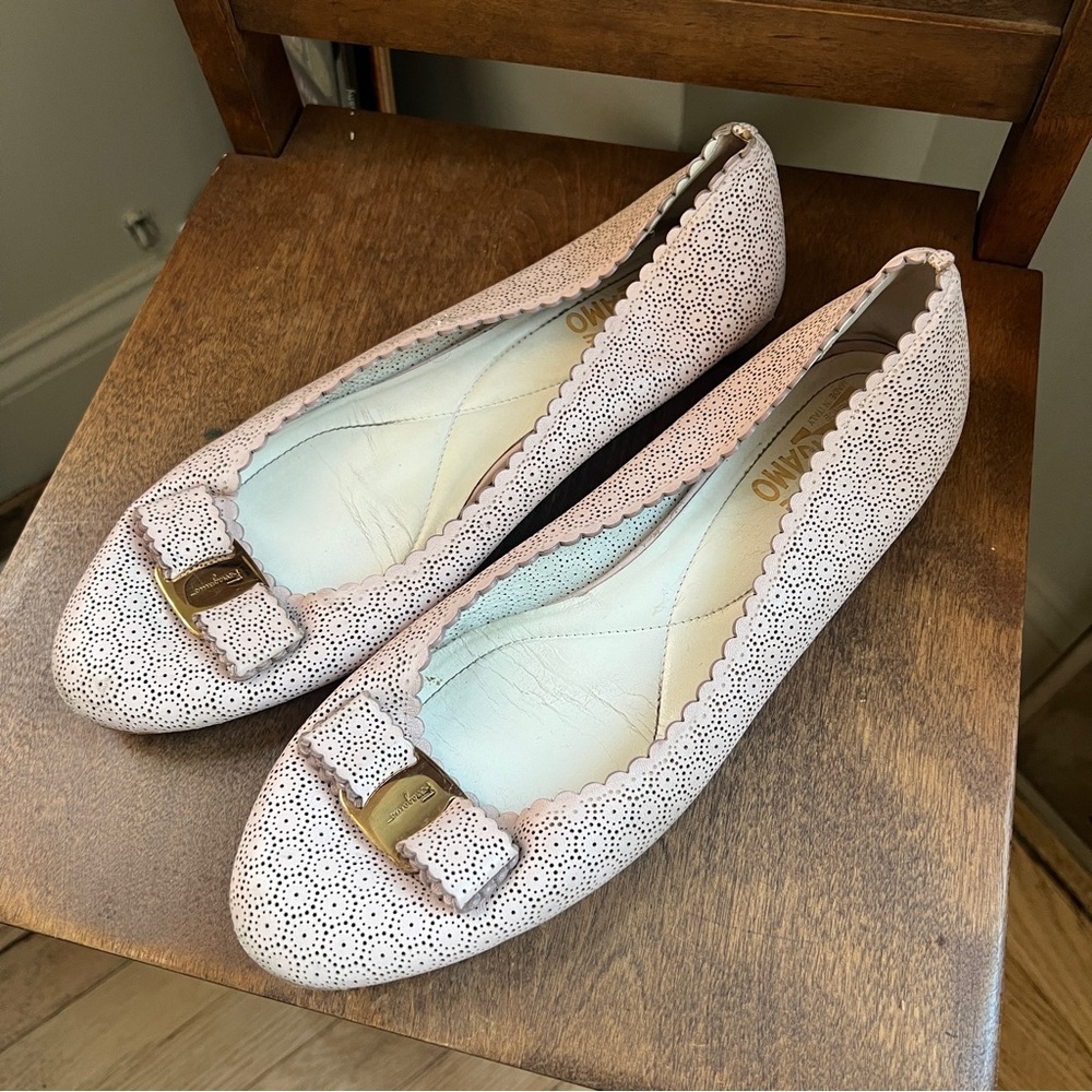 COPY - Ferragamo Pink Ballet Flats